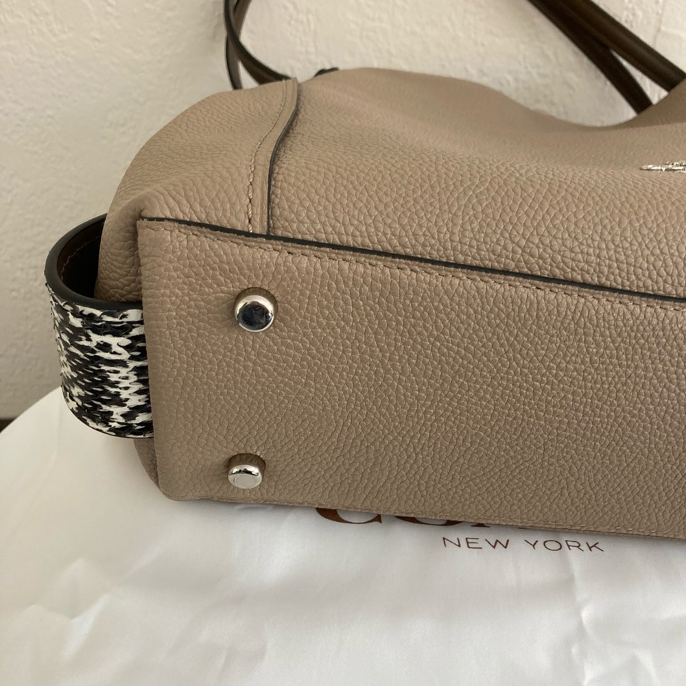 Authentic Coach Edie 31 with snake trim - Picture 9 of 11
